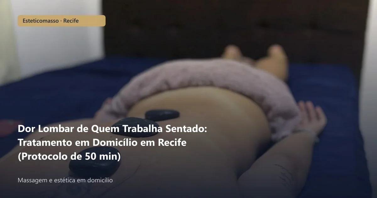 Dor Lombar de Quem Trabalha Sentado: Tratamento em Domicílio em...
