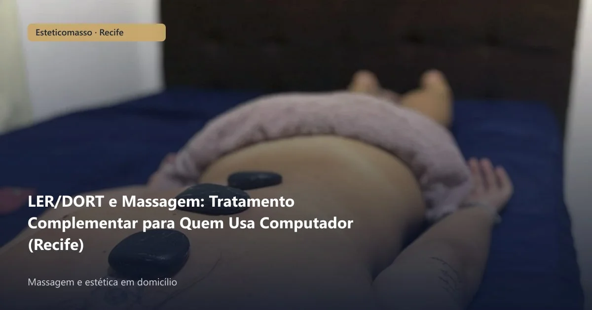 LER/DORT e Massagem: Tratamento Complementar para Quem Usa...