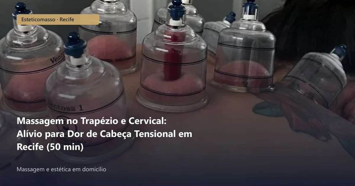 Massagem no Trapézio e Cervical: Alívio para Dor de Cabeça...